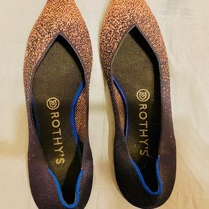 Rothy’s Metallic Round Toe Flats